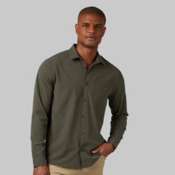 New - 32 Degrees Men's Casual Long Sleeve Dress Shirt – Chimera – XXL - Picture 1 of 5